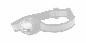 Lampe frontale en ABS avec LED COB Ponzy - Marquage Recto