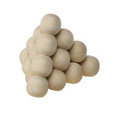 OBG PUB - Puzzle Pyramide en bois arrondi sous pochette Tix