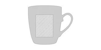 Mug en céramique de grande qualité 250 ml Doror - Marquage Verso