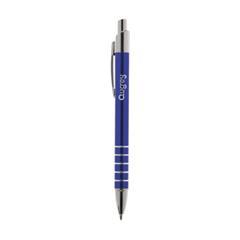 OBG PUB - Stylo élégant à encre bleue en aluminium Nuance