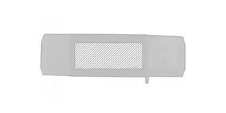 Clé USB-C OTG double clé USB 3.0 et USB-C Anna - Marquage Verso