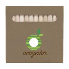 OBG PUB - Crayons de couleur artisanaux en bois uni Pastelly