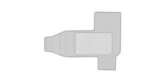 Clé USB et OTG type C 2.0 au design attrayant Pixi - Marquage Recto