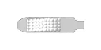 Clé USB et OTG type C 2.0 haut de gamme Speedo - Marquage Recto