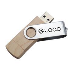 OBG PUB - Clé USB et OTG type C 2.0 en bois et métal Santore