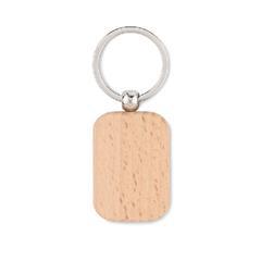 OBG PUB - Porte-clés support rectangulaire en bois Pigno