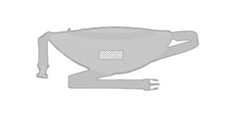 Sac banane en Polyester recyclable Flasher - Marquage Recto