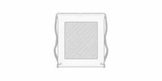 Sac à cordon non tissé à colorer CraydraW - Marquage Verso