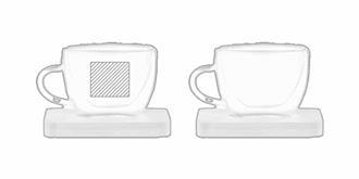 Set de 2 verres expresso à double paroi Bezila - impression sur le 1er article