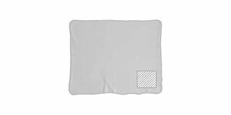 Couverture polaire avec poignée Mafana - Impression avant en bas