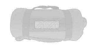 Couverture polaire avec poignée Mafana - Marquage Recto