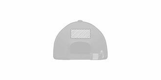 Casquette en polyester RPET à 5 pans Sefya - Marquage Verso