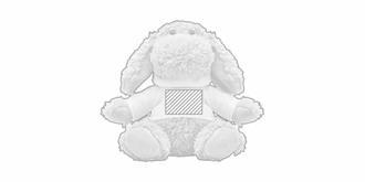 Chien en peluche avec sweat en PET Toutou - Marquage Recto