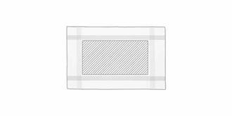 Torchon de cuisine en tissu recyclé Mafis - Marquage Recto