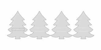 Lot de 4 porte-couverts en feutre RPET Fitero - impression sur le 1er article