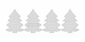 Lot de 4 porte-couverts en feutre RPET Fitero - impression sur le 2ème article