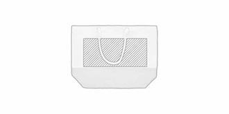 Sac de plage de grande taille en toile Gyva - Marquage Recto