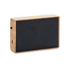 OBG PUB - Haut-parleur sans fil solaire en bambou Syalu