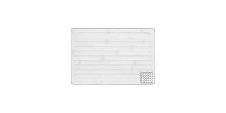 Planche à pain avec couteau en bambou Leamba - Impression avant en bas