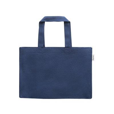 OBG.PUB - Sac rectangulaire en coton avec anses longues Laru Bleu Sac rectangulaire en coton avec anses longues Laru Bleu