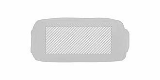 Sac banane en rPET avec outils réfléchissants Irea - Marquage Recto