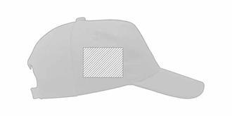 Casquette confortable en polyester RPET Vilsen - Impression Droite