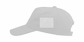 Casquette confortable en polyester RPET Vilsen - Impression Gauche