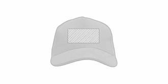 Casquette confortable en polyester RPET Vilsen - Marquage Recto