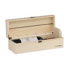 Coffret cadeau à vin en bois couleur naturel Vinis