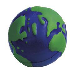 OBG PUB - Balle anti-stress en forme de globe Earthing