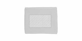 Plaid en RPET 180g/m² écologique Discen - Marquage Recto