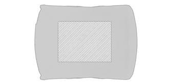 Glacière rectangulaire poignée longue Longfeng - Impression Haut