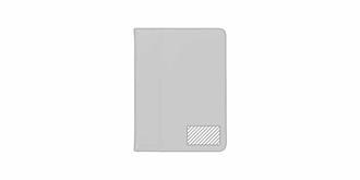 Conférencier en polyester de format A4 Noros - Marquage Recto