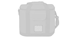 Glacière tout-terrain en polyester Sendny - Marquage Recto