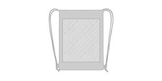 Sac isotherme avec cordon de 12 canettes Orioler - Marquage Recto