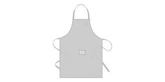 Tablier de cuisine en coton Fairtrade - Impression Poche