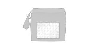 Sac glacière isotherme en liège Mythios - Marquage Recto