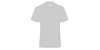 T-Shirt enfant couleur en coton 100% Iconic - Impression arrière en haut