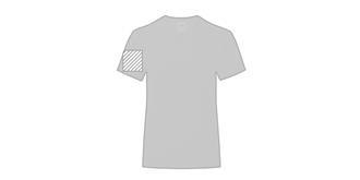 T-Shirt enfant couleur en coton 100% Iconic - Marquage manche droite