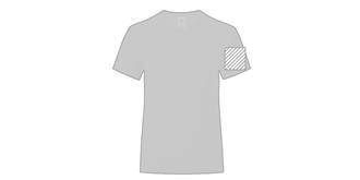 T-Shirt enfant couleur en coton 100% Iconic - Marquage manche gauche