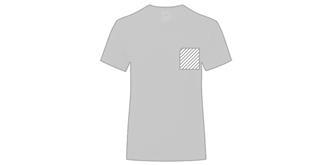 T-Shirt enfant couleur en coton 100% Iconic - Marquage poitrine gauche