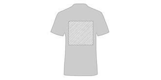 T-Shirt enfant couleur en coton 100% Iconic - Marquage Verso