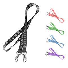 OBG PUB - Lanyard tour de cou double clip Rex