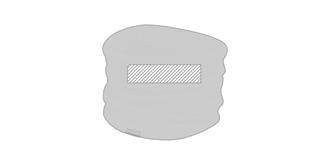 Bandana en plastique PET recyclé Kalkota - Marquage Verso