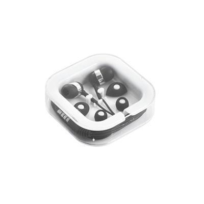 Écouteurs silicones avec microphone intégré Osier Noir