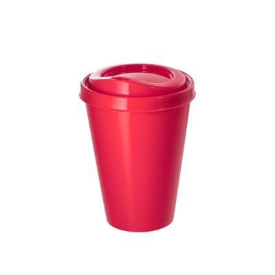 Verre réutilisable en plastique PP Glaisser Rouge