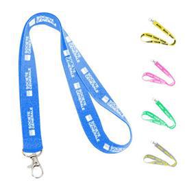 OBG.PUB - Lanyard tour de cou écologique PET recyclé Nevada Lanyard tour de cou écologique PET recyclé Nevada