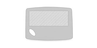 Planche et couteaux à fromage bambou Cappielli - Marquage Recto