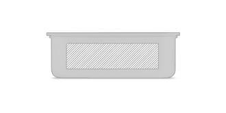 Boite hermétique de 800 ml en acier Shioni - Marquage Recto