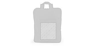 Sac à dos écologique en jute et coton Marbelle - Marquage Recto